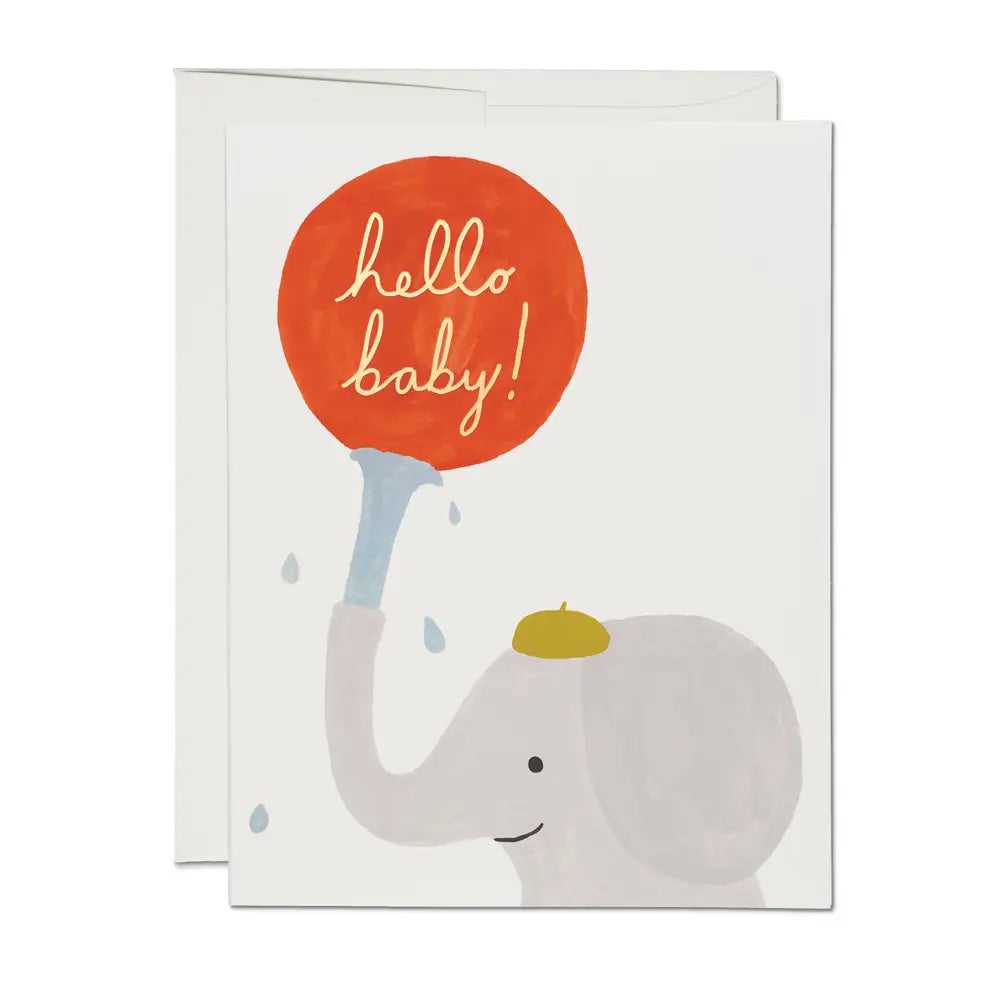 CARD - little elephant baby