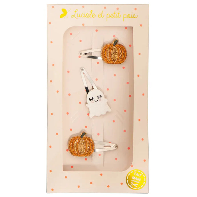 HALLOWEEN TRIO GLITTER CLIPS