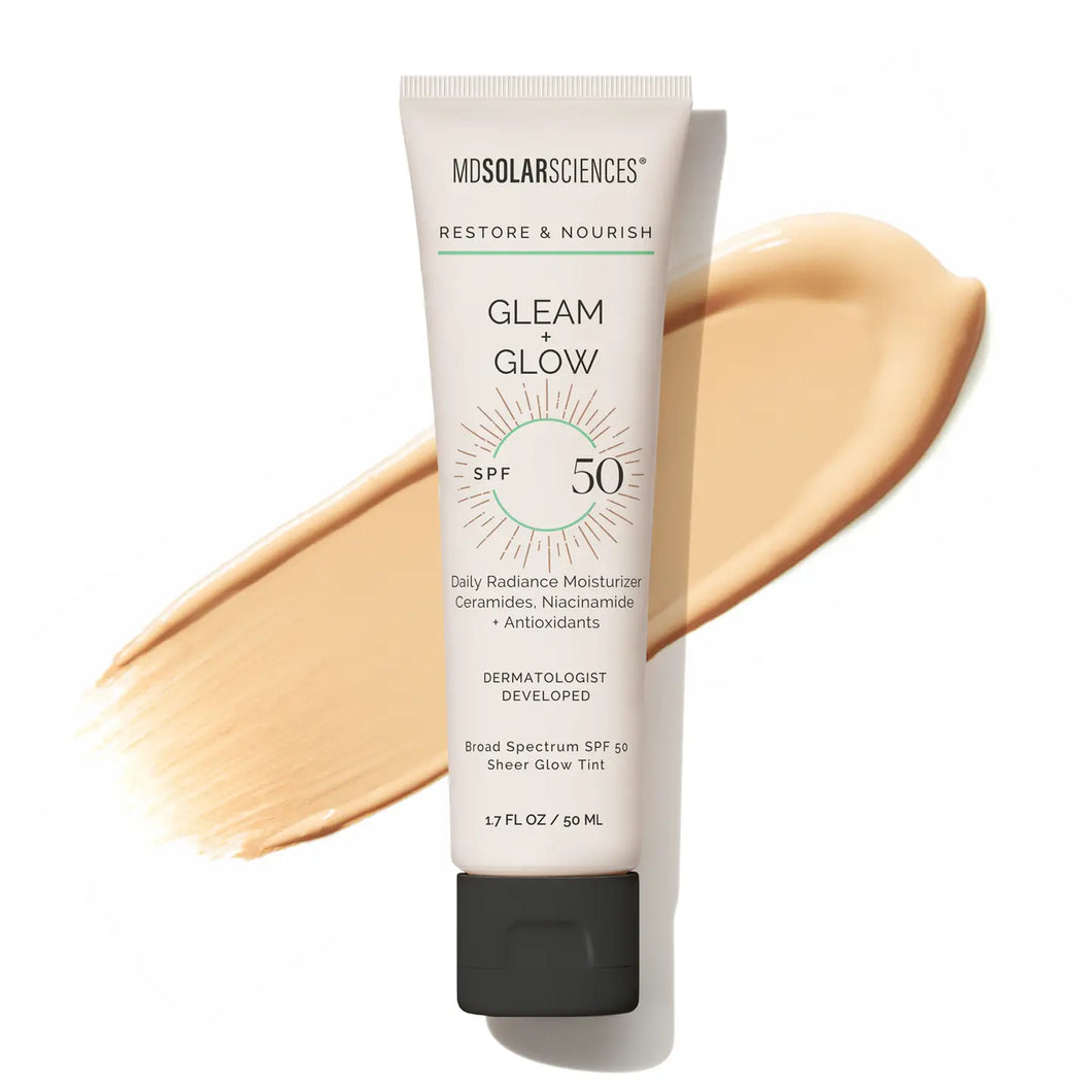 Gleam + Glow Spf 50 Illuminating Spf Moisturizer