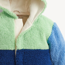 Load image into Gallery viewer, BLUE COLORBLOCK SHERPA BOYS PRAM