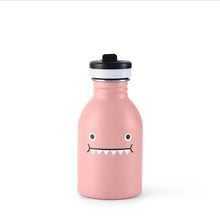 Load image into Gallery viewer, STAINLESS STEEL WATER BOTTLE - Ricedino Pink Dinosaur - Pink