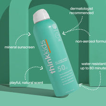 Load image into Gallery viewer, THINK KIDS SPF 50 ALL SHEER MINERAL SUNSCREEN SPRAY