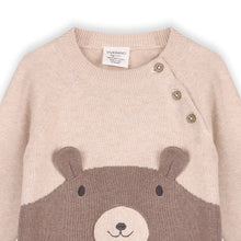 Load image into Gallery viewer, BEAR EMBROIDERED KNIT JUMPSUIT