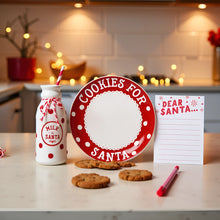 Load image into Gallery viewer, SANTA'S MILK AND COOKIES SET