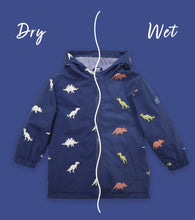 Load image into Gallery viewer, DINOSAUR COLOR CHANGING RAINCOAT