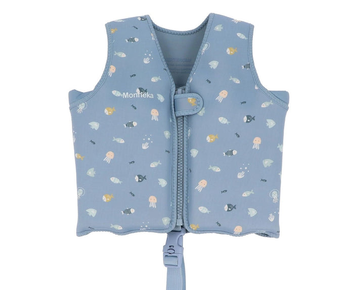 LEARNING LIFE JACKET - blue fishes
