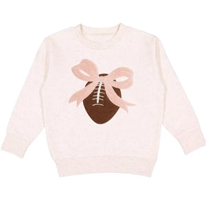 FOOTBALL BOW SWEATSHIRT
