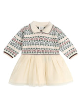 Load image into Gallery viewer, DAHLIA FLORAL ORGANIC KNIT TUTU DRESS