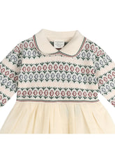 Load image into Gallery viewer, DAHLIA FLORAL ORGANIC KNIT TUTU DRESS