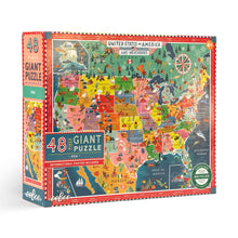Load image into Gallery viewer, USA 48 PIECE GIANT PUZZLE