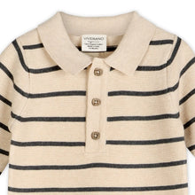 Load image into Gallery viewer, STRIPED ORGANIC KNIT JUMPSUIT