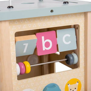 WOODEN ACTIVITY CUBE