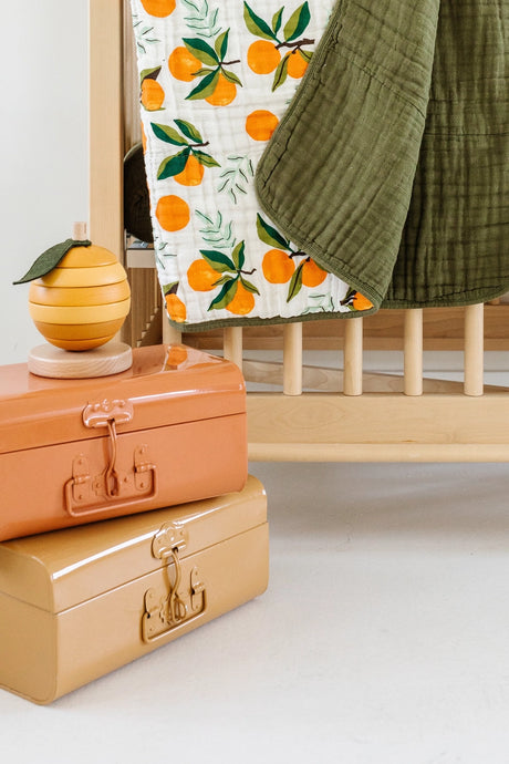 REVERSIBLE QUILT - clementine