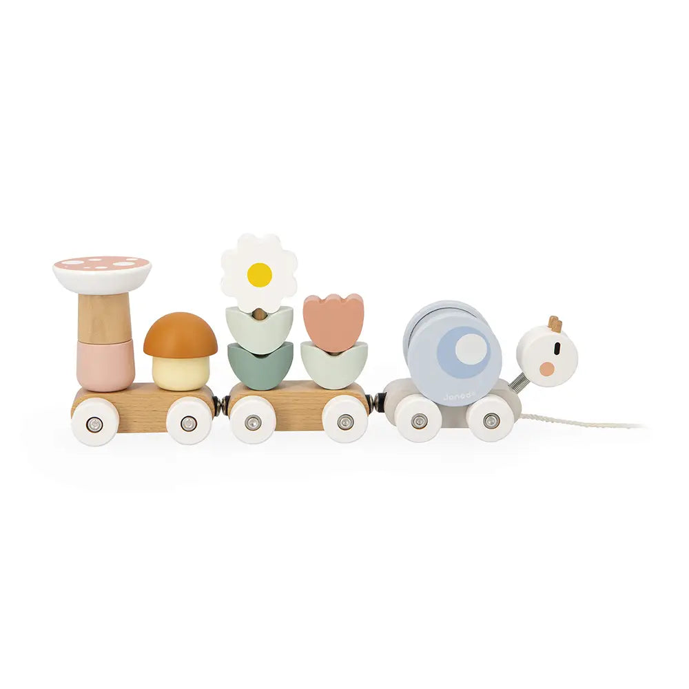 SNAIL PULL ALONG STACKER TRAIN