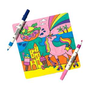COLORTOPIA PAINT MARKER BY NUMBER KIT - Unicorn Funland