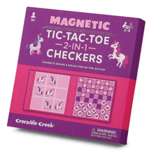 Load image into Gallery viewer, MAGNETIC TIC TAC TOE &amp; CHECKERS- multiple