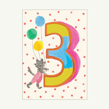 Load image into Gallery viewer, NUMBERED BIRTHDAY CARD- multiple