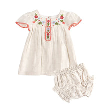 Load image into Gallery viewer, GABI EMBROIDERED DRESS + BLOOMER