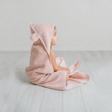 Load image into Gallery viewer, ORGANIC HOODED TOWEL - blush