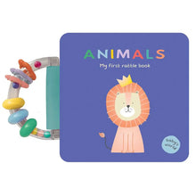 Load image into Gallery viewer, BOOK: ANIMALS- My First Rattle Book