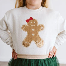 Load image into Gallery viewer, GINGERBREAD SEQUIN SWEATSHIRT