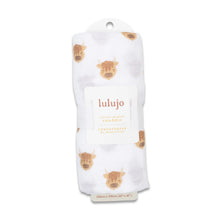 Load image into Gallery viewer, LULUJO SWADDLE  - Highland Cow