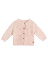 Load image into Gallery viewer, ORGANIC HEART KNIT CARDIGAN &amp; PANT SET
