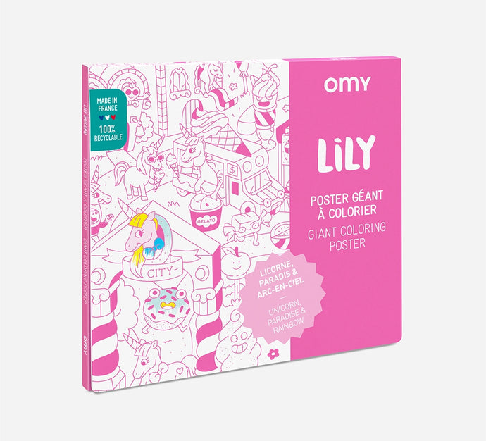 COLORING POSTER - Unicorns
