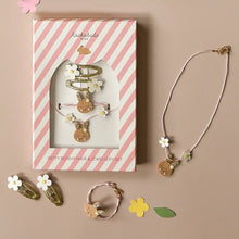 Load image into Gallery viewer, BETTY BUNNY HAIR &amp; JEWELRY SET