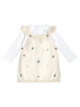 Load image into Gallery viewer, FLORAL EMBROIDERED TUNIC DRESS SET
