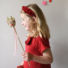 Load image into Gallery viewer, VELVET SEQUIN HEADBAND