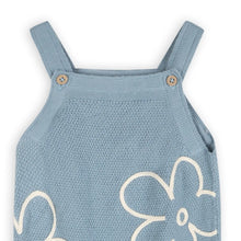 Load image into Gallery viewer, ORGANIC WILDFLOWER EMBR KNIT OVERALL