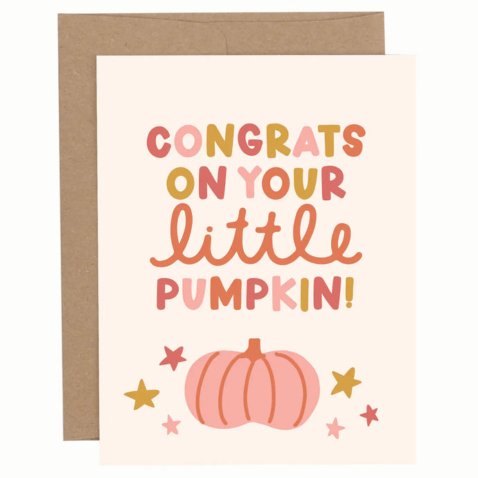 CARD - little pumpkin