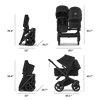 BUGABOO DONKEY 6 TWIN STROLLER