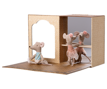 Load image into Gallery viewer, BALLET MICE IN DANCE STUDIO- little sister and brother