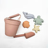 BEACH BUCKET AND SAND TOYS - Soft Pink
