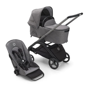 BUGABOO DRAGONFLY SEAT AND BASSINET COMPLETE STROLLER