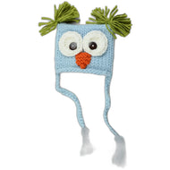 OTIS OWL KNIT HAT - sky blue