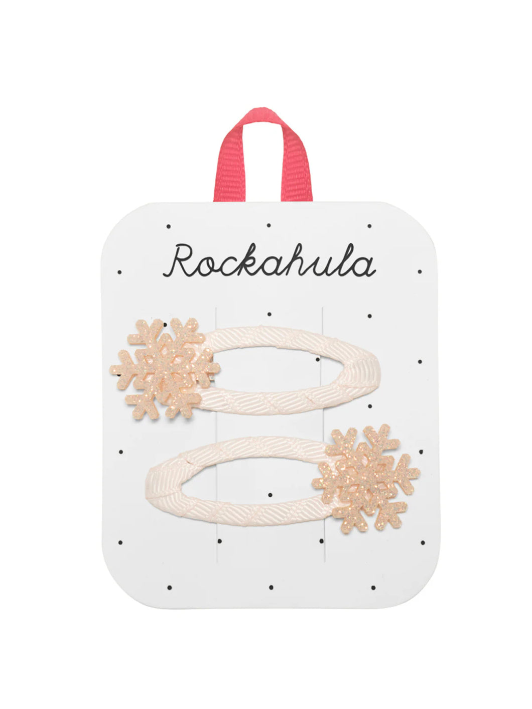 SHIMMER SNOWFLAKE CLIPS