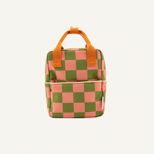 Load image into Gallery viewer, SMALL CHECKERED BACKPACK - multiple options