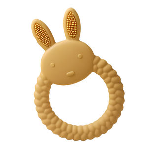 SILICONE BUNNY TEETHER - multiple options