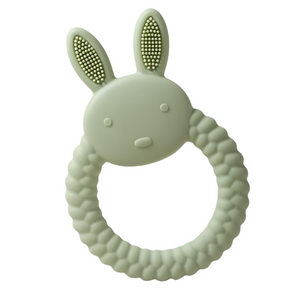 SILICONE BUNNY TEETHER - multiple options