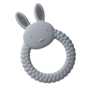 SILICONE BUNNY TEETHER - multiple options