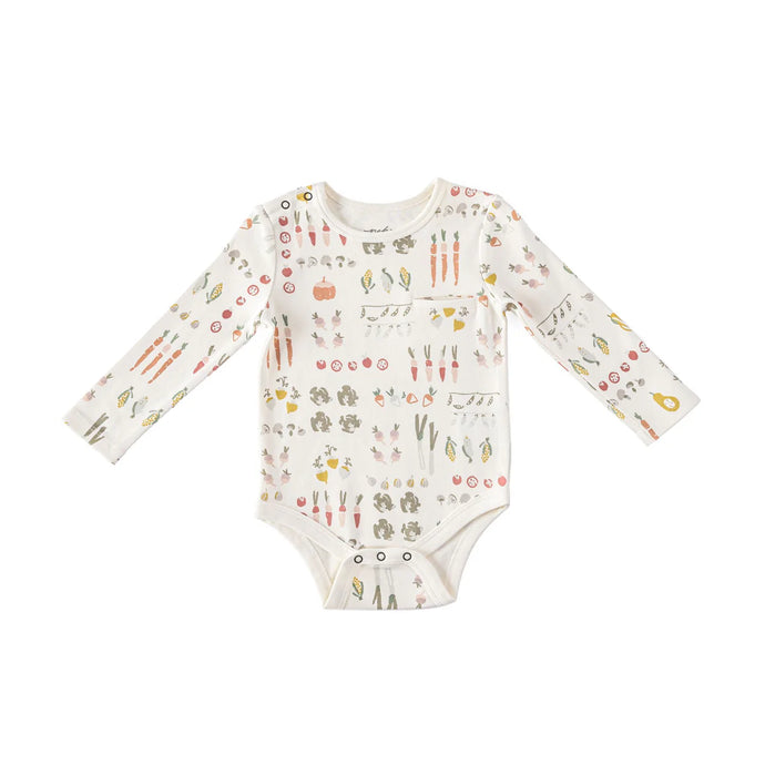 LONG-SLEEVE ONESIE - veggie patch