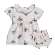 Load image into Gallery viewer, KATARINA FLORAL LINEN DRESS &amp; BLOOMER