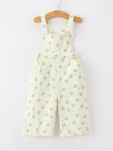 Load image into Gallery viewer, FLORAL PRINT LACE TRIM JUMPSUIT