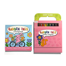 Load image into Gallery viewer, CARRY ALONG COLORING BOOK: garden pals