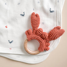 Load image into Gallery viewer, CROCHETED CRAB TEETHER