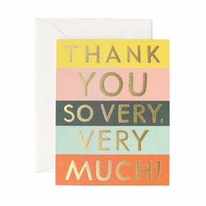 CARD - Color Block Thank You