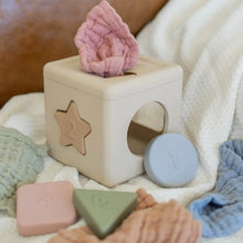 Load image into Gallery viewer, SHAPE SORTER TISSUE TOY
